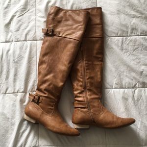 Madden Girl brown tall boots